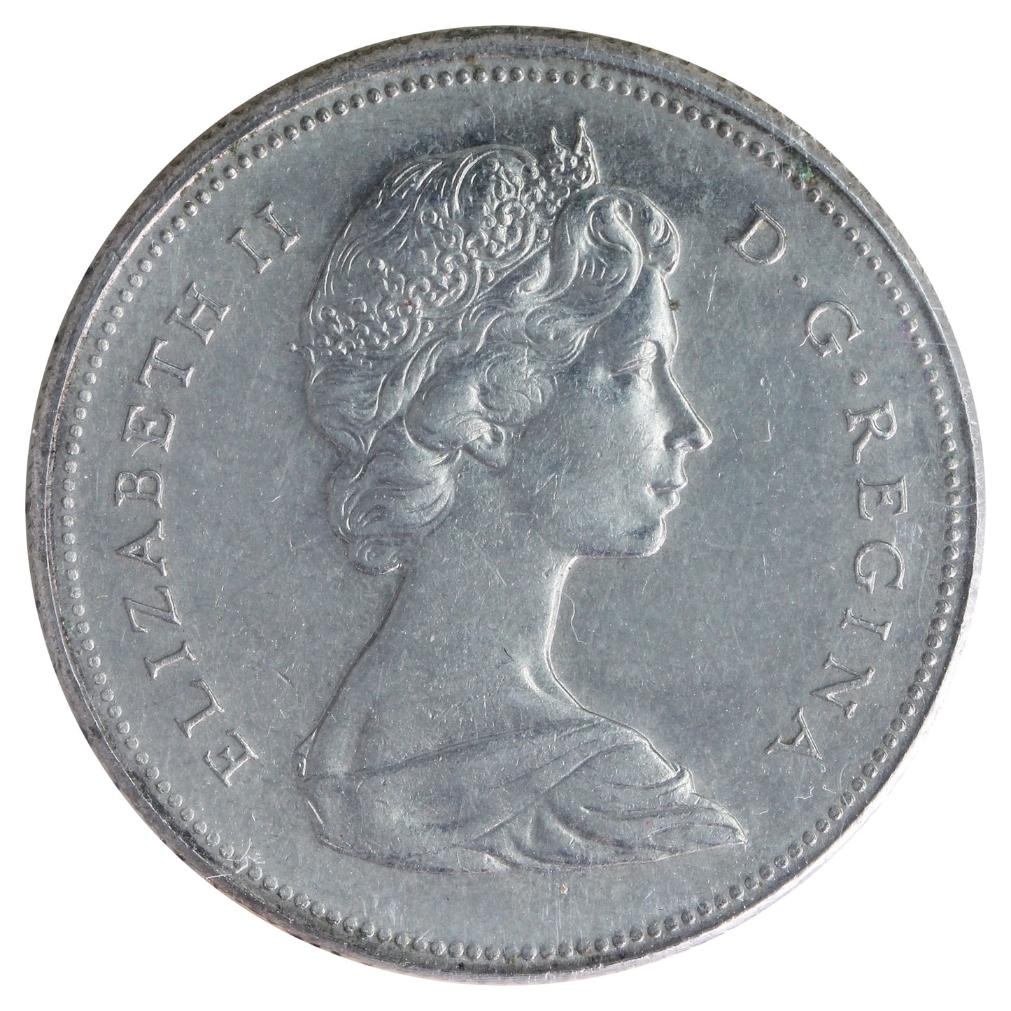 1973 Missing A Canada 50-cents ICCS Certified MS63