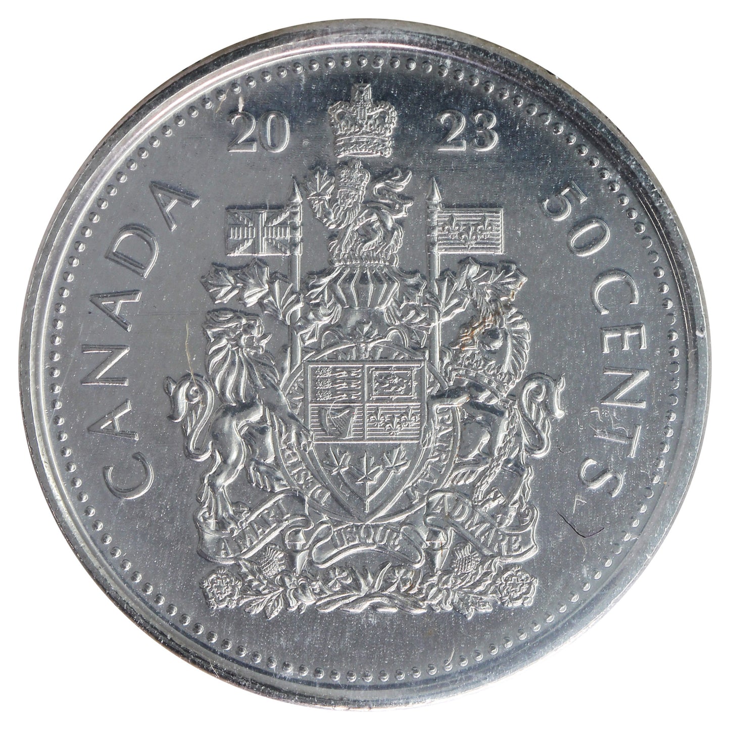 2023 QEII 4 Pearls Canada 50-cents ICCS Certified MS66