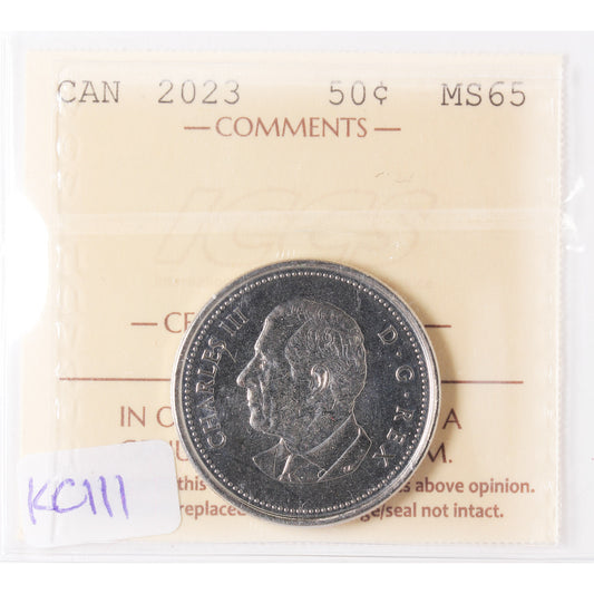 2023 KCIII Canada 50-cents ICCS Certified MS-65