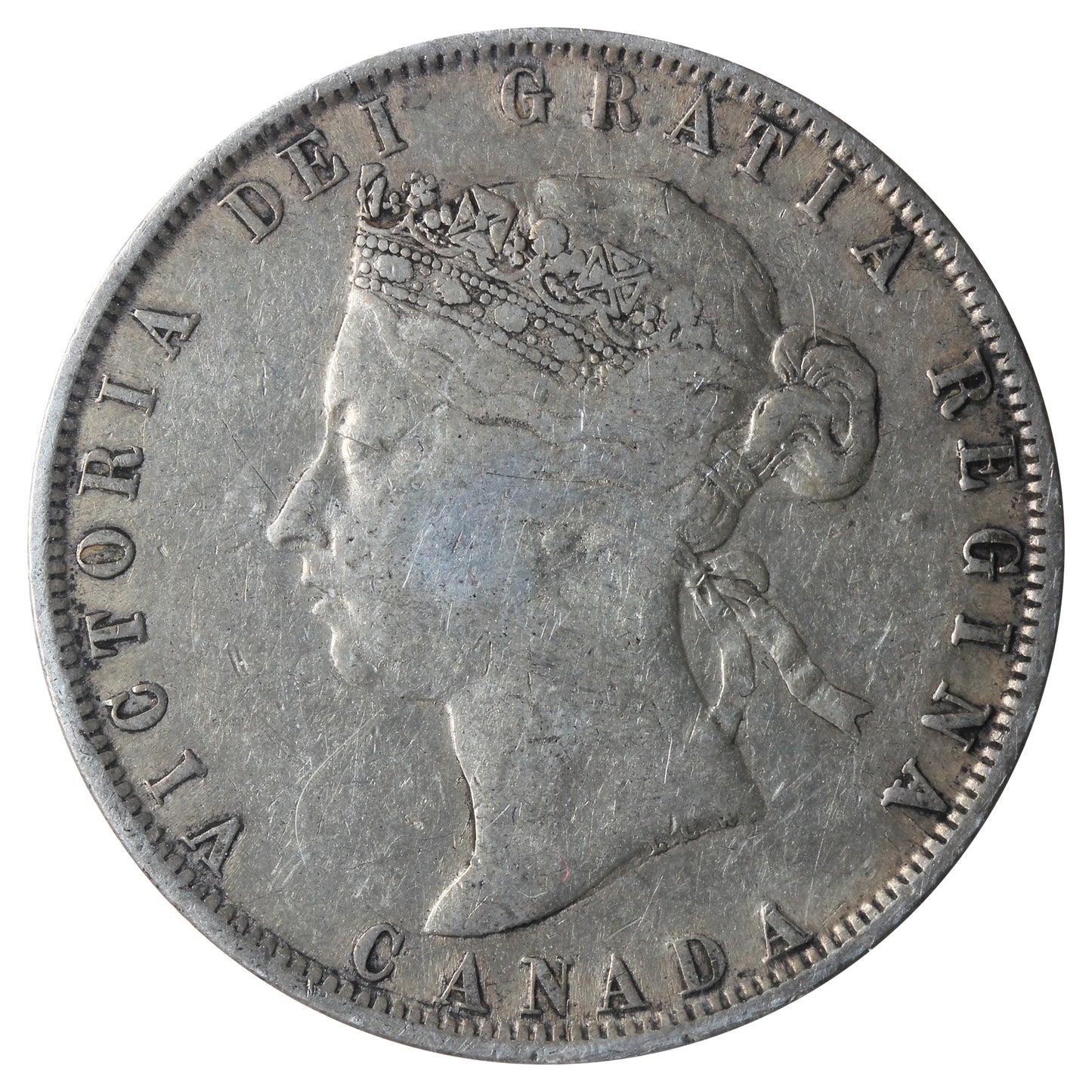 1872H Canada 50-cents ICCS Certified VG10