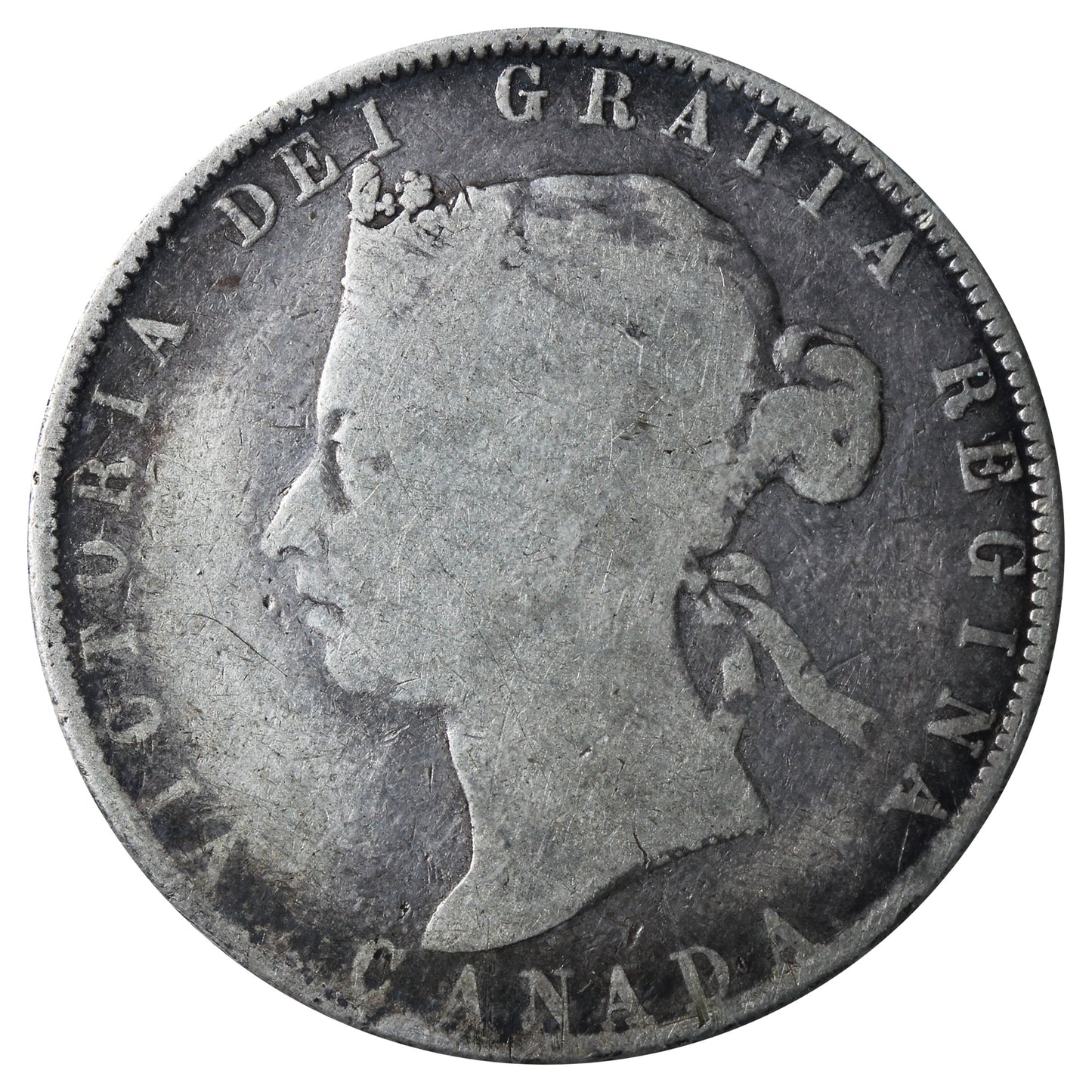 1890H Obv. 4 Canada 50-cents ICCS Certified G4