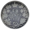 1890H Obv. 4 Canada 50-cents ICCS Certified G4