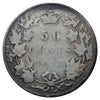 1892 Obv. 3 Canada 50-cents ICCS Certified G4