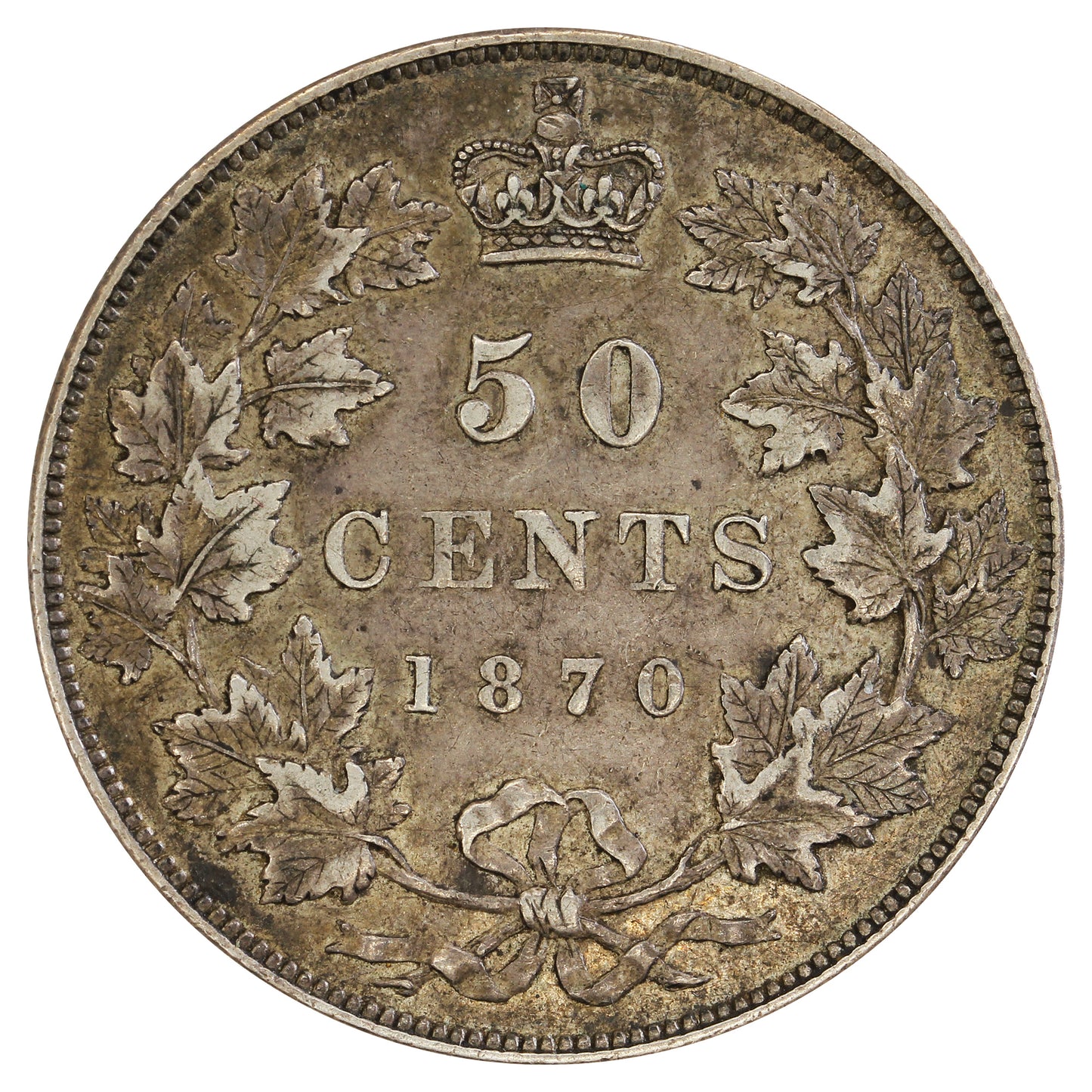 1870 LCW 50-cents Extra Fine (EF-40) $