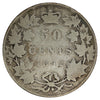1892 Obv. 3 Canada 50-cents Very Good (VG-8)