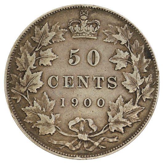 1900 Canada 50-cents VF-EF (VF30)