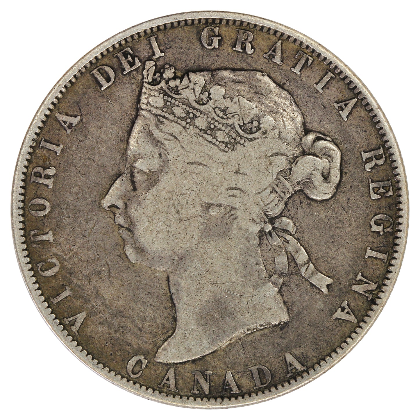 1890H Canada 50-cents Fine (F12) $