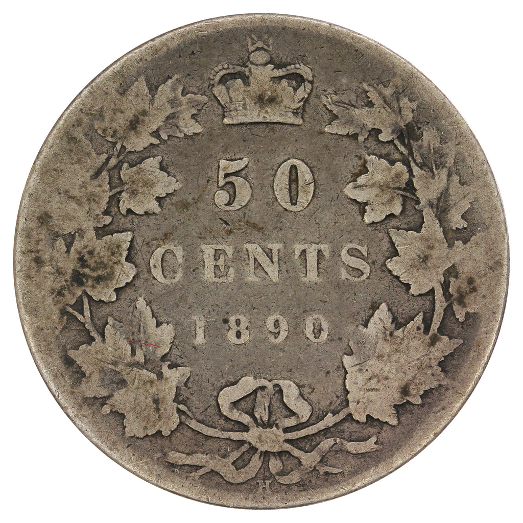1890H Canada 50-cents G-VG (G6) $