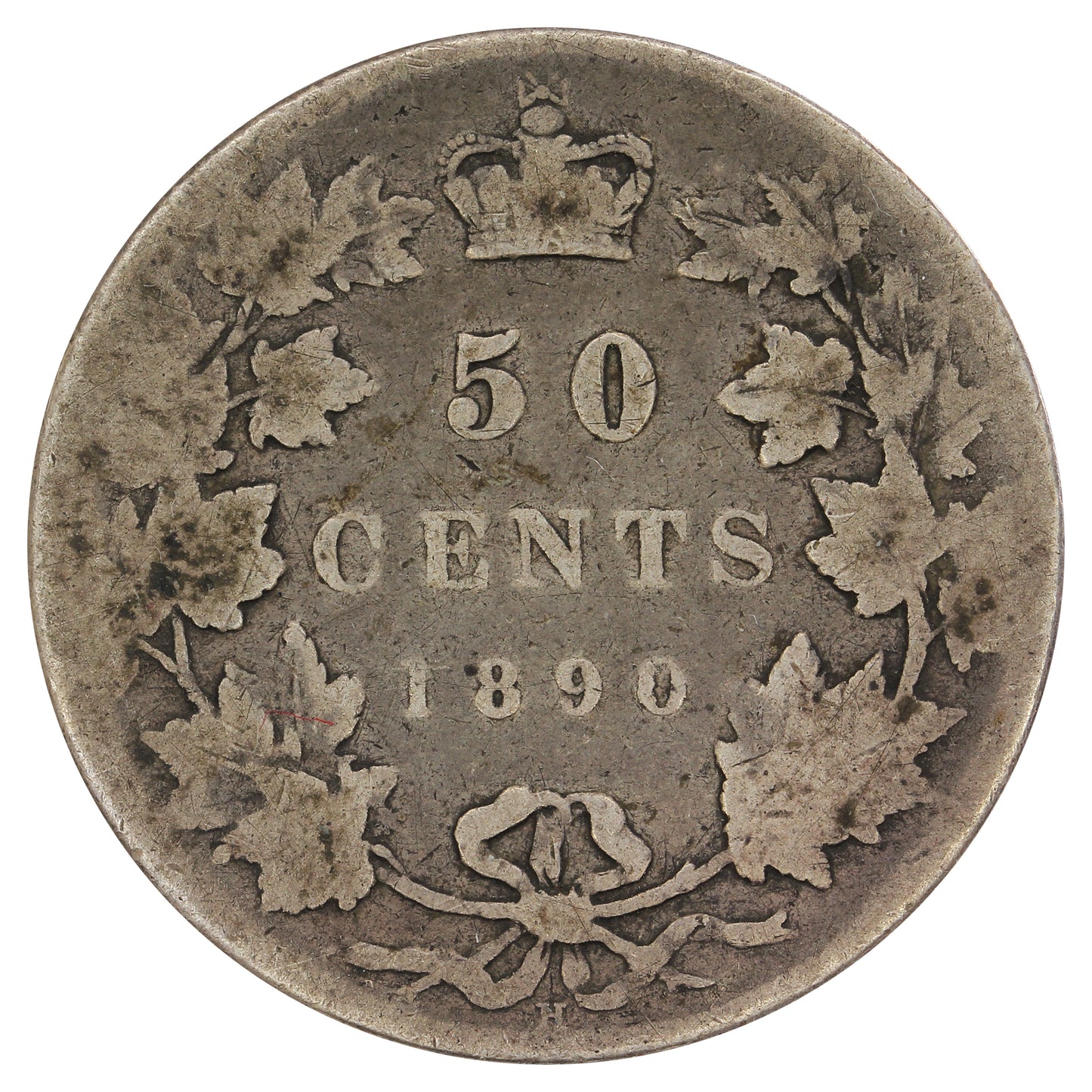 1890H Canada 50-cents G-VG (G6) $