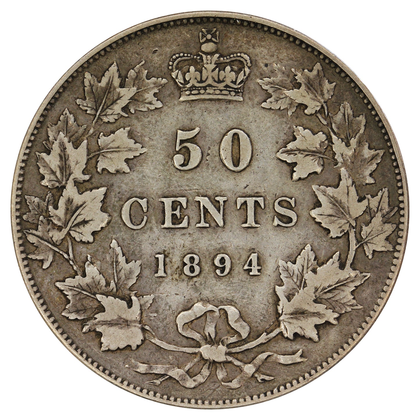 1894 Canada 50-cents VF-EF (VF30) $