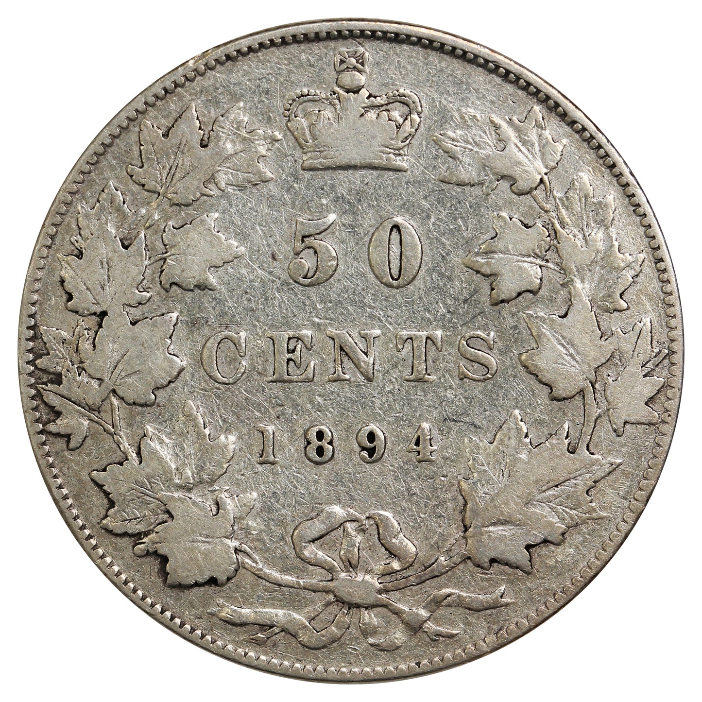 1894 Canada 50-cents Fine (F12) $