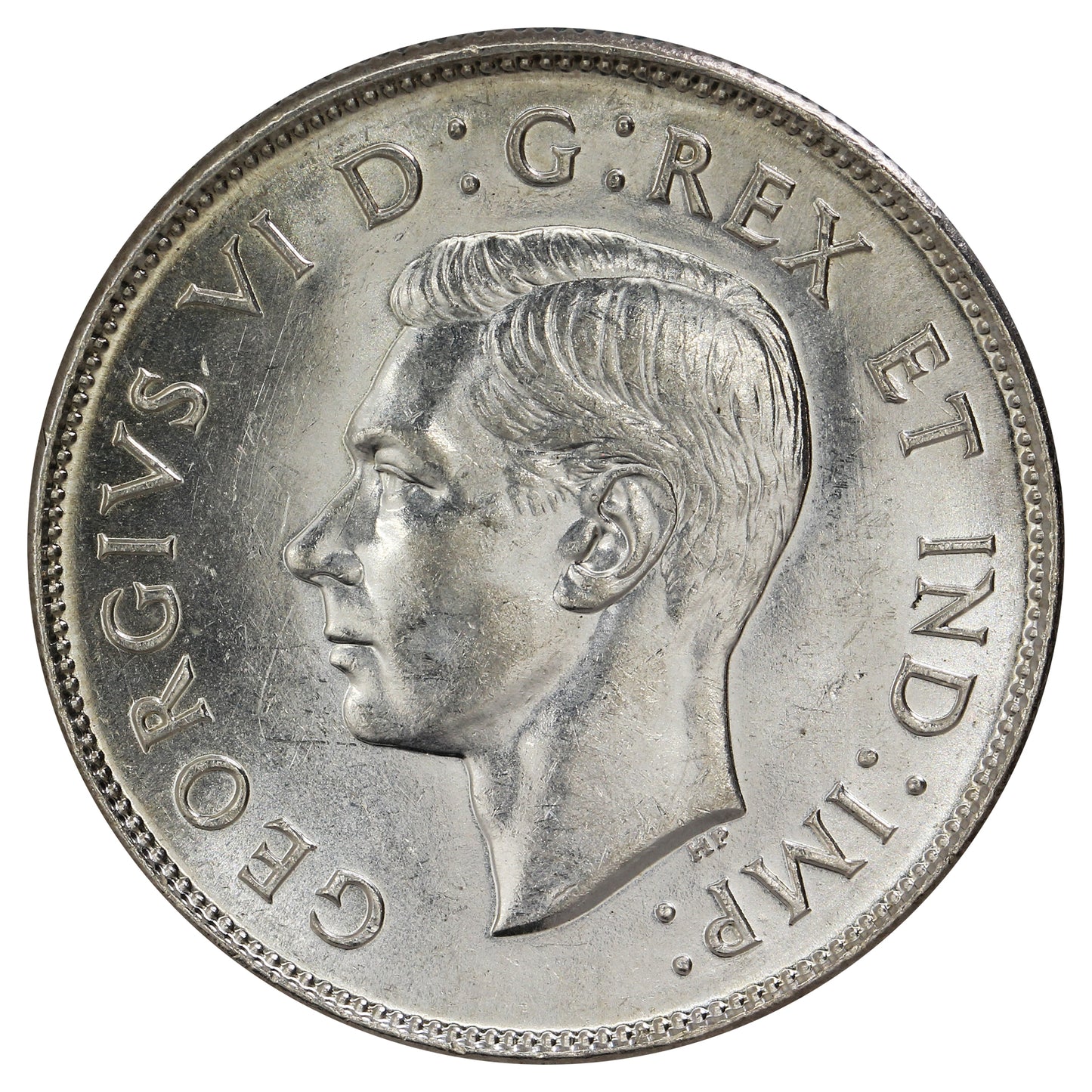 1947 Maple Leaf Canada 50-cents Uncirculated (MS60) $