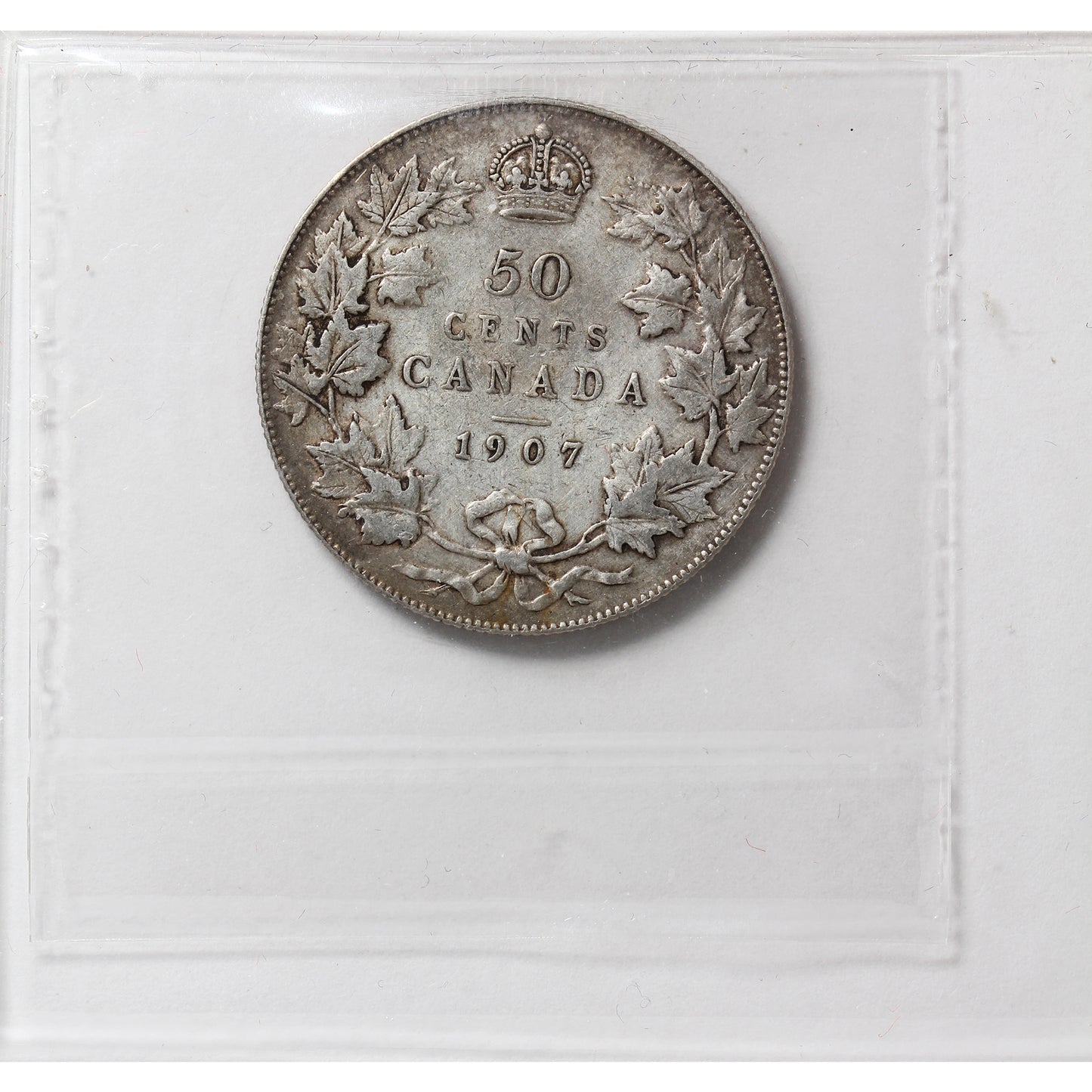 1907 Canada 50-cents ICCS Certified EF40