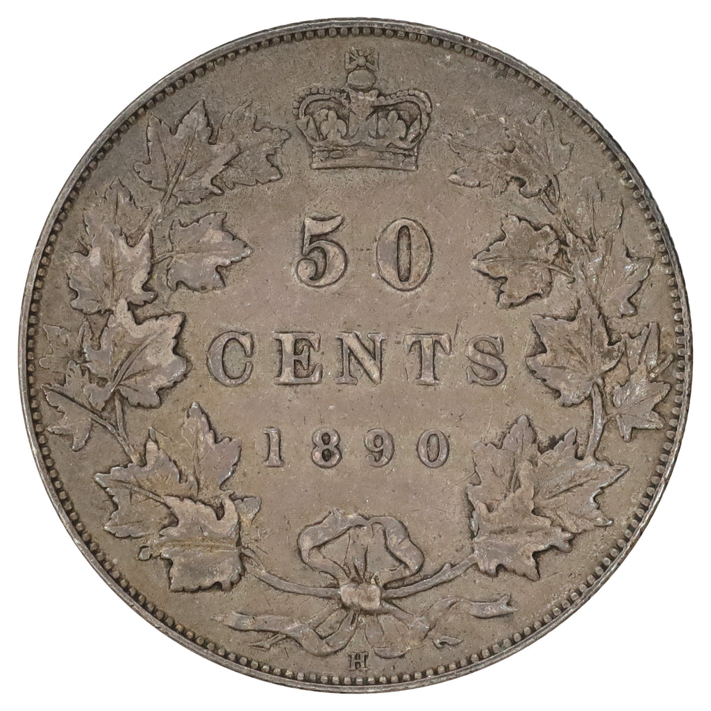 1890H Canada 50-cents Very Fine (VF20) $