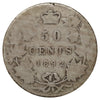 1892 Obv. 3 Canada 50-cents Filler $