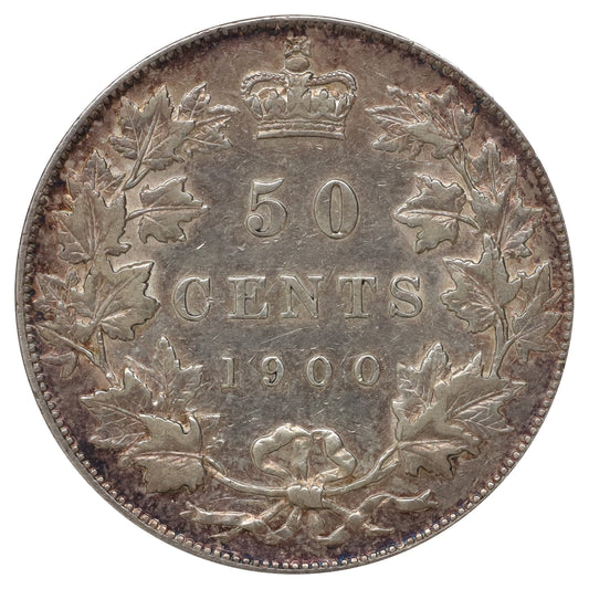 1900 Canada 50-cents Extra Fine (EF40) $