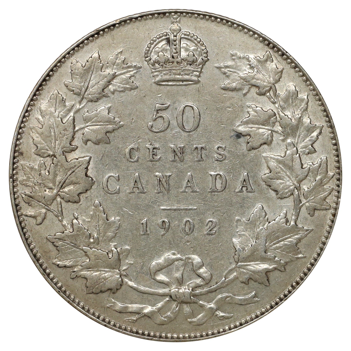 1902 Canada 50-cents Extra Fine (EF40) $