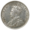 1920 Small 0 Canada 50-cents Almost Uncirculated (AU50) $
