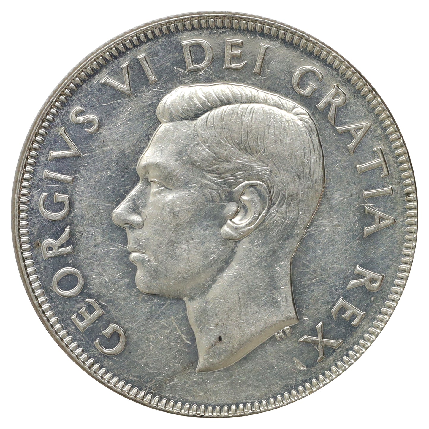 1949 Hoof Over 9 Canada 50-cents EF-AU (EF45) $