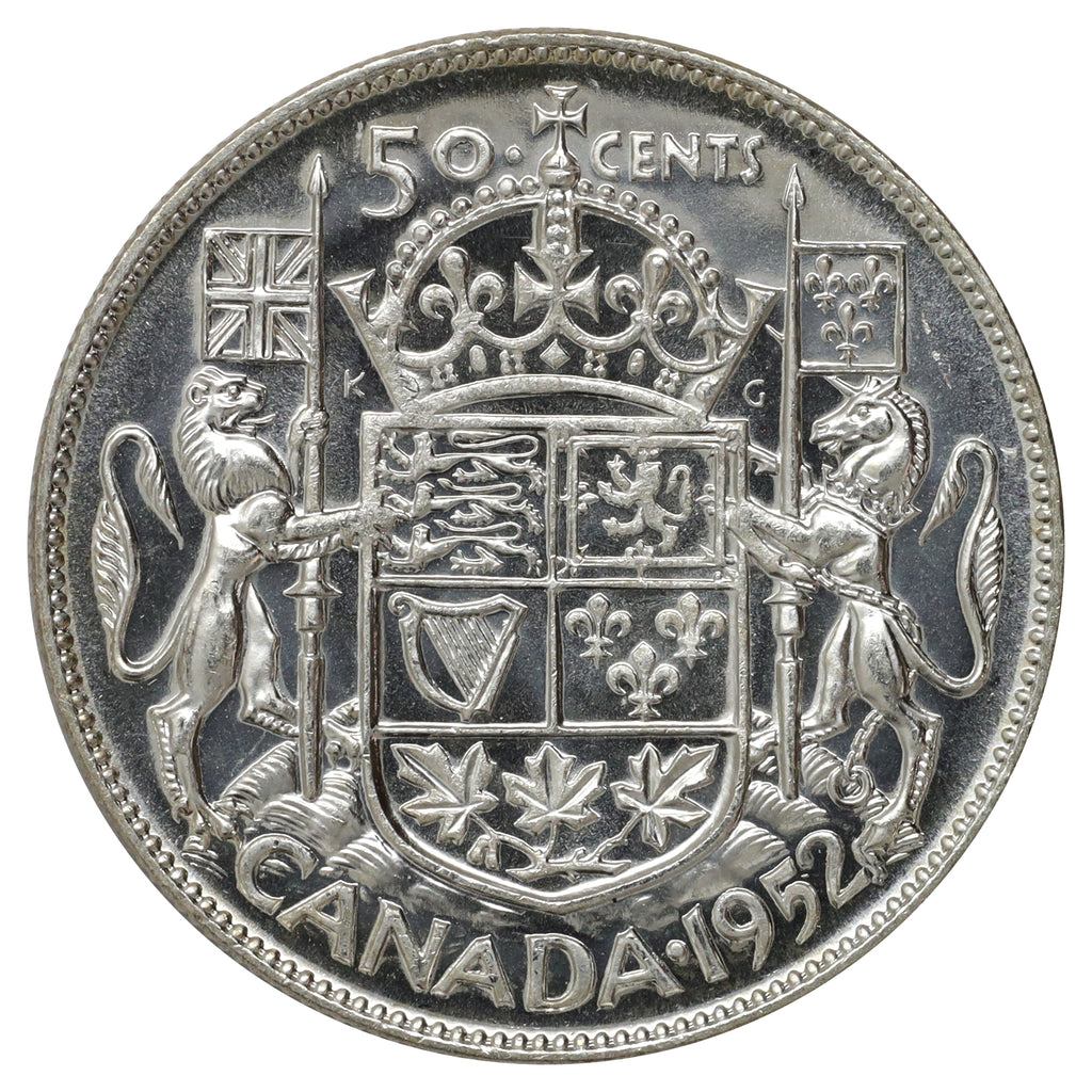 1952 Canada 50-cents Gem Brilliant Uncirculated (MS65) $