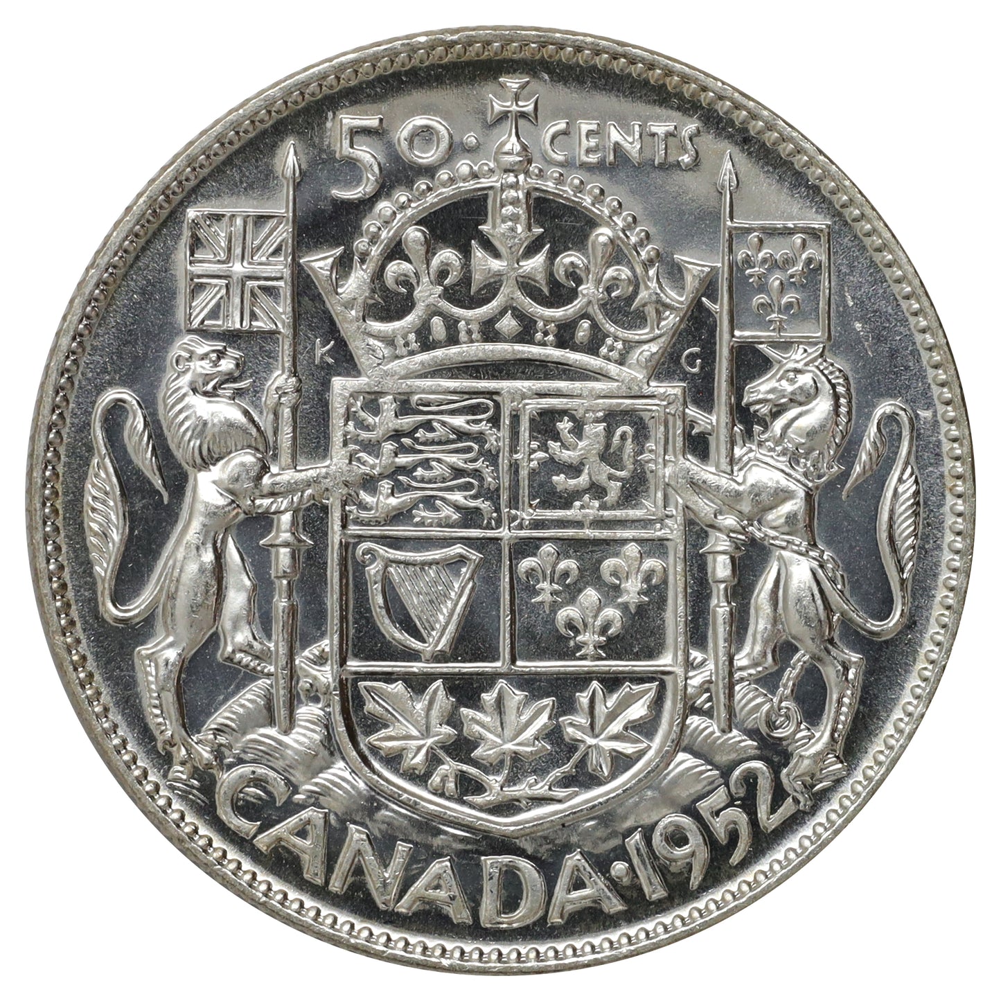 1952 Canada 50-cents Gem Brilliant Uncirculated (MS65) $