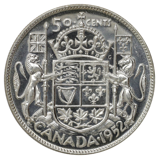 1952 Canada 50-cents Gem Brilliant Uncirculated (MS65) $