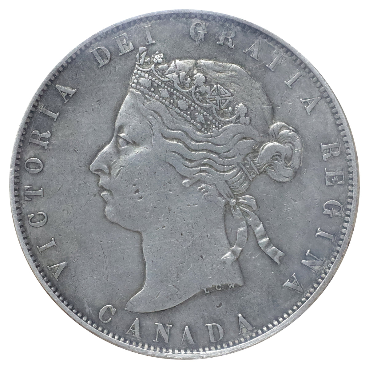1871H Canada 50-cents ICCS Certified VF30
