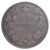 1871H Canada 50-cents ICCS Certified F15