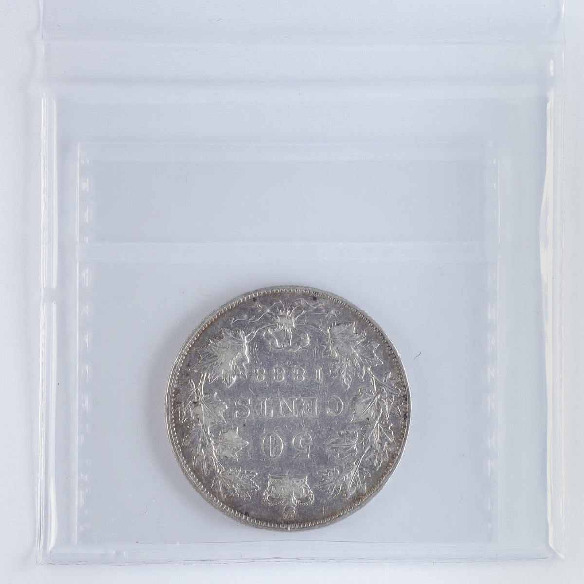 1888 Obv. 2 Canada 50-cents ICCS Certified VF30