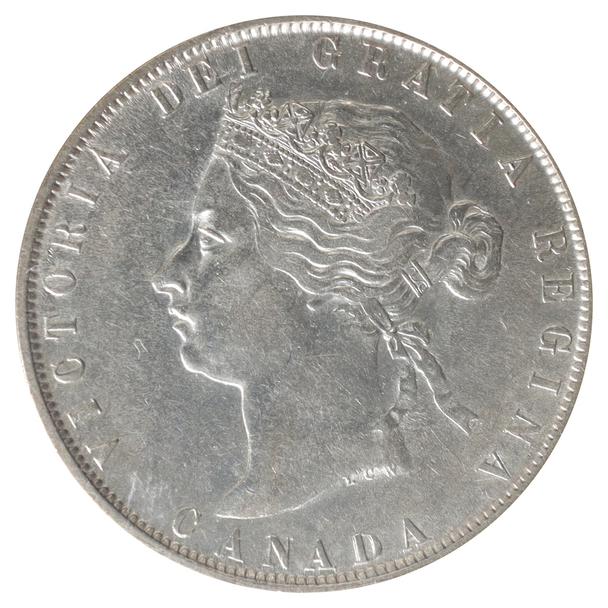 1888 Obv. 2 Canada 50-cents ICCS Certified VF30