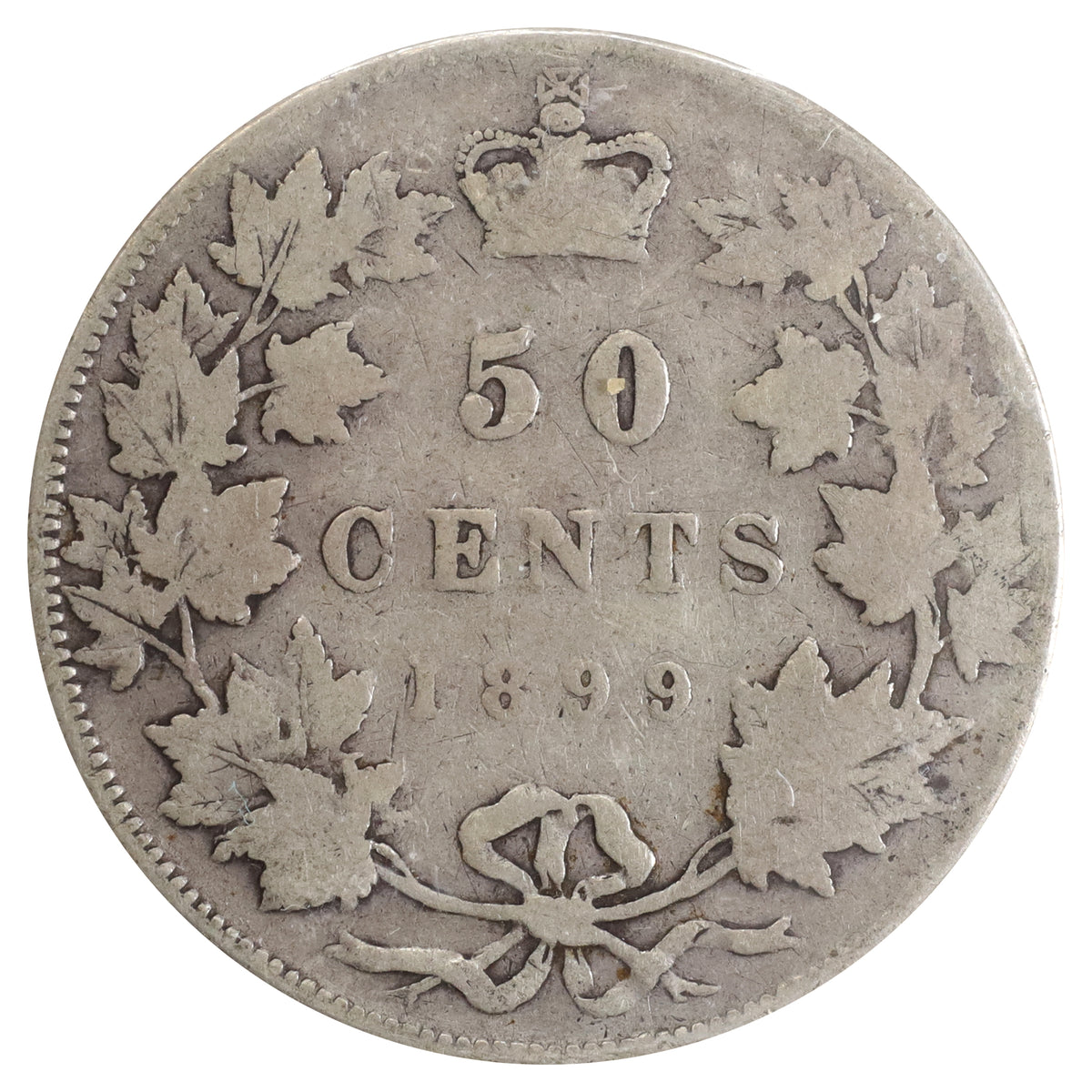 1899 Large First 9 Canada 50-cents ICCS Certified G6