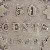 1899 Large First 9 Canada 50-cents ICCS Certified G6