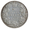 1910 Victorian Leaves Canada 50-cents ICCS Certified EF40