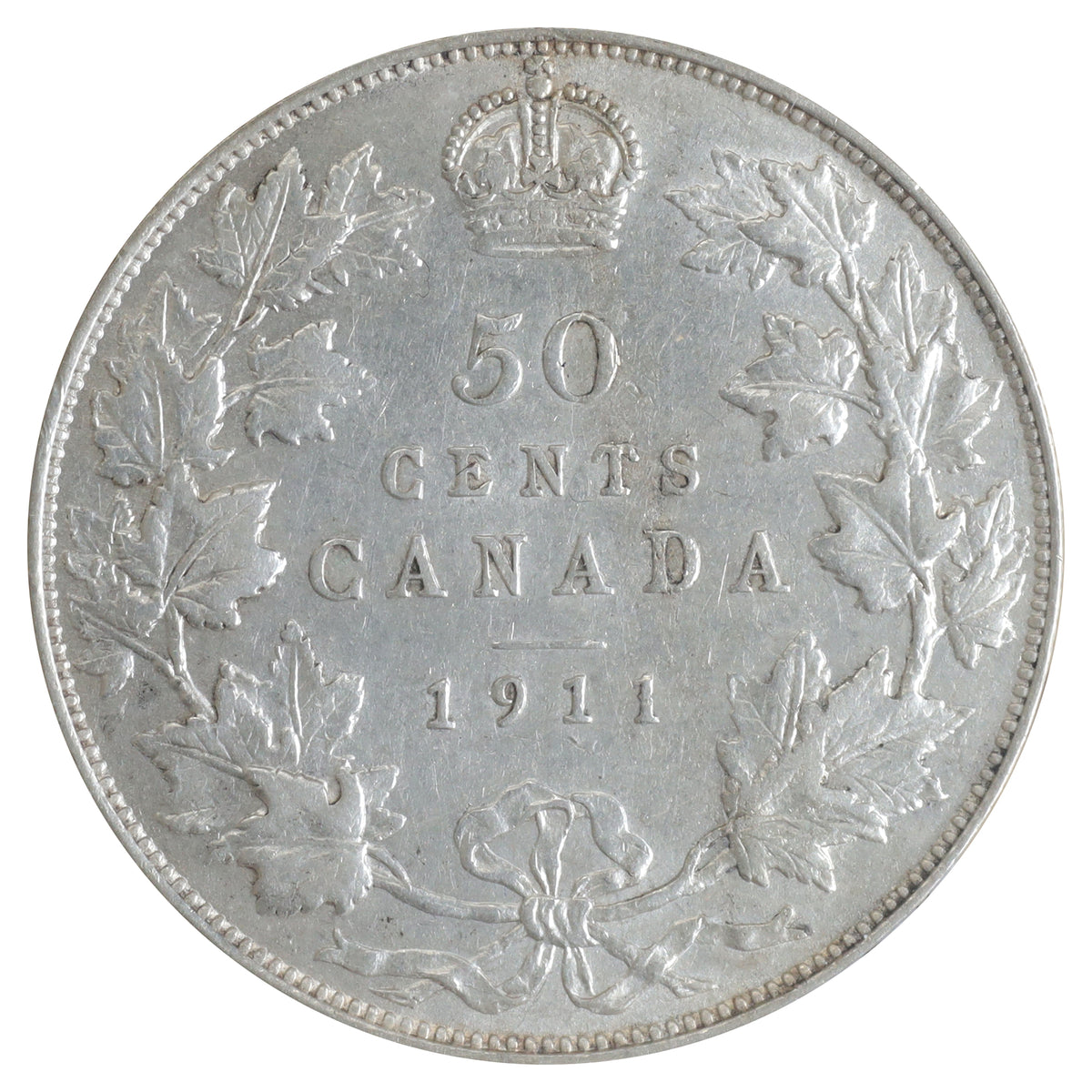 1911 Canada 50-cents ICCS Certified EF40