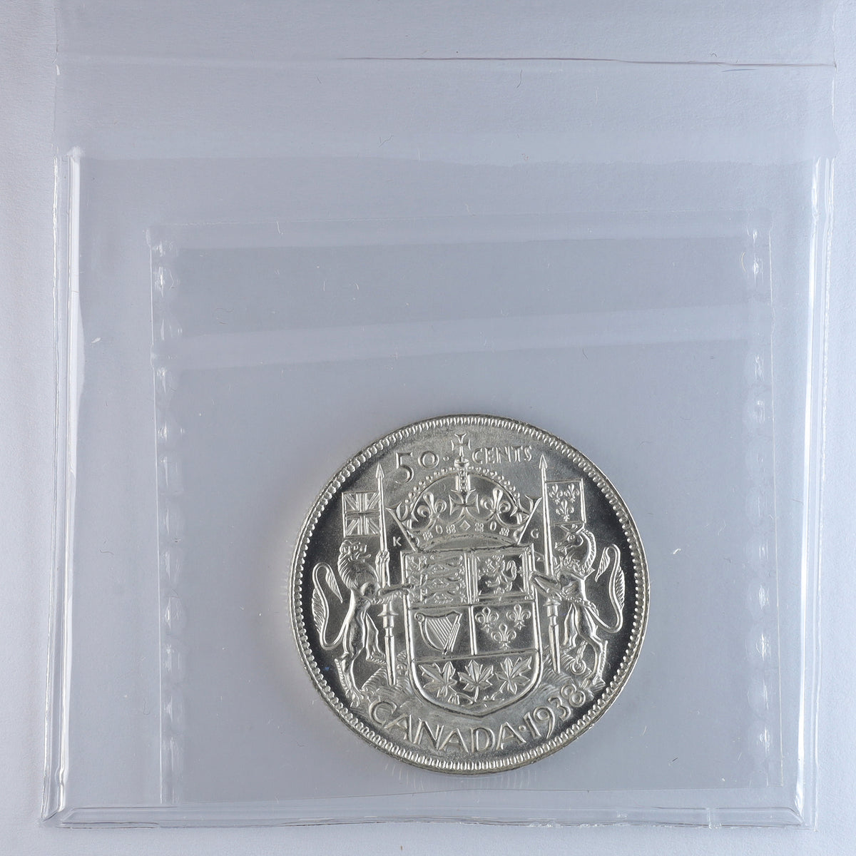 1938 Canada 50-cents ICCS Certified MS64 (XBP 647)