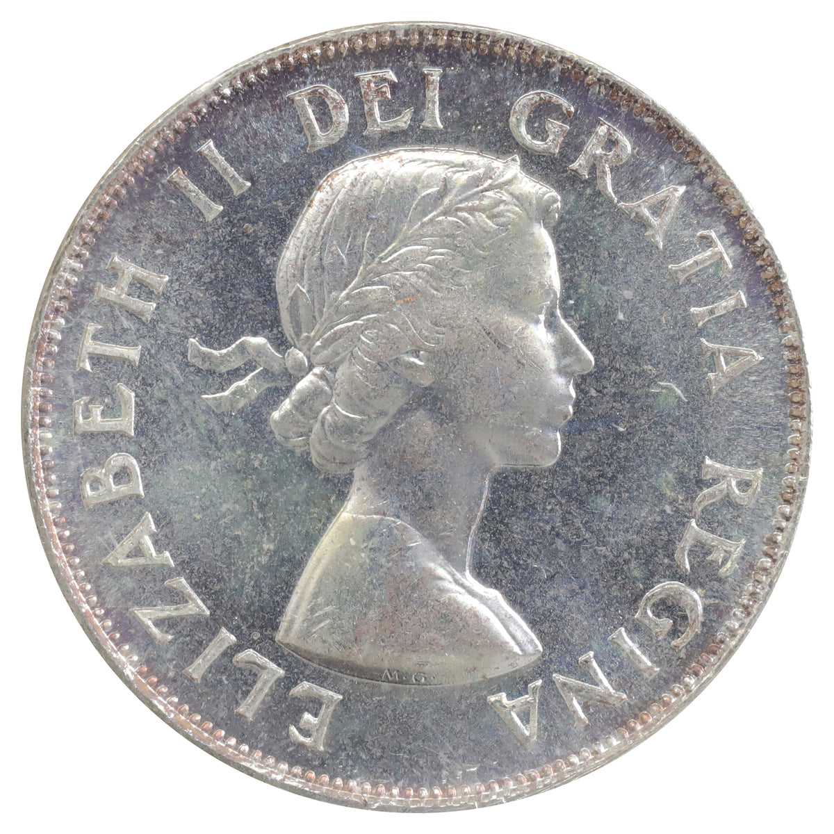 1953 Large Date, NSF Canada 50-cents ICCS Certified MS64
