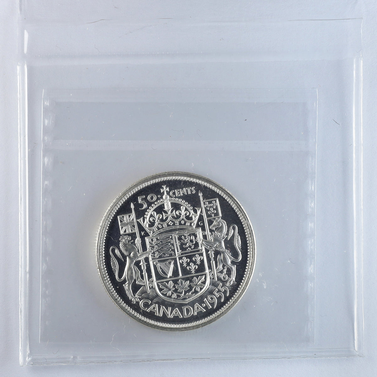 1955 Canada 50-cents ICCS Certified PL67 Heavy Cameo