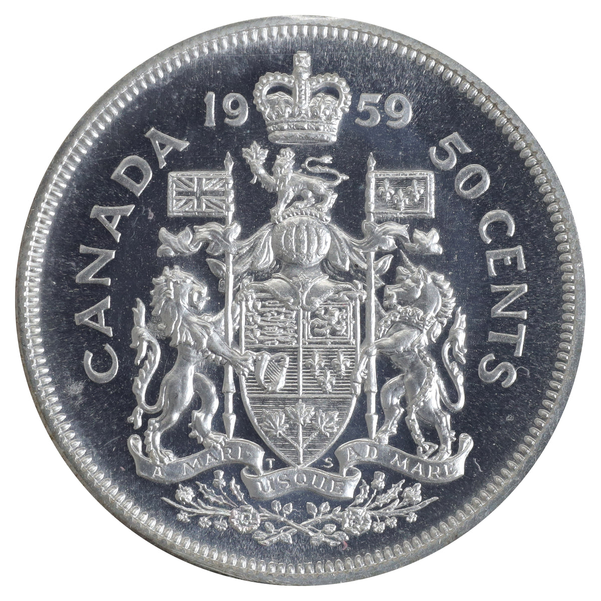 1959 Canada 50-cents ICCS Certified PL67 Cameo