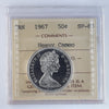 1967 Canada 50-cents ICCS Certified SP65 Heavy Cameo