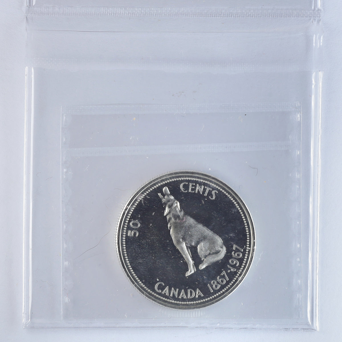 1967 Canada 50-cents ICCS Certified SP67