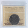 1974 Missing S Canada 50-cents ICCS Certified MS63