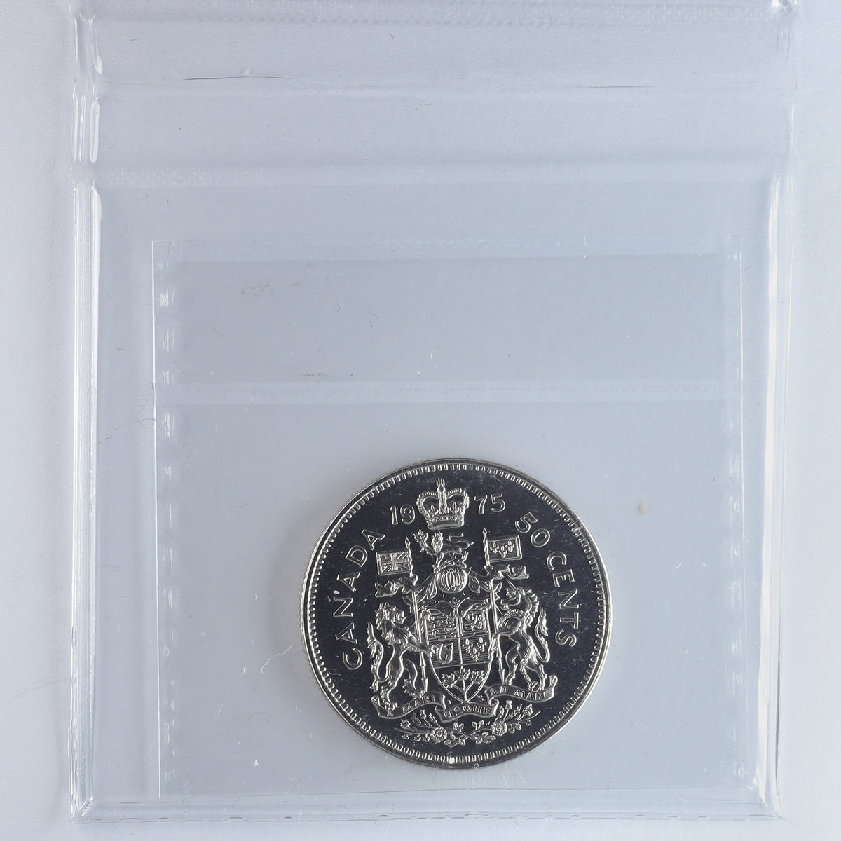 1975 Canada 50-cents ICCS Certified PL67 UHC