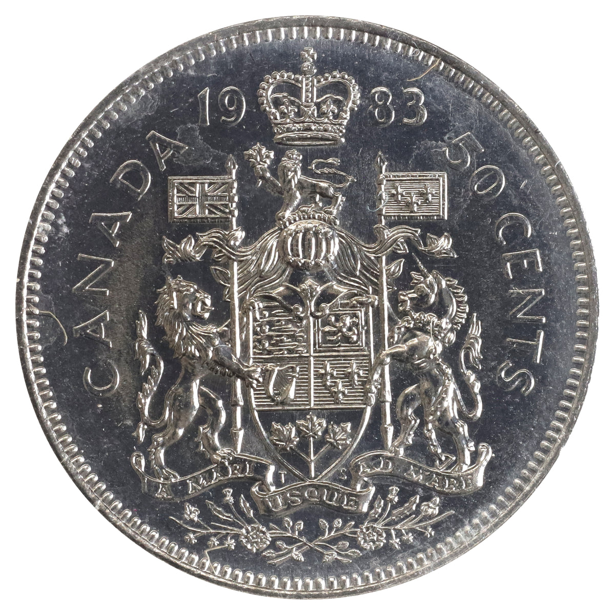 1983 Canada 50-cents ICCS Certified MS66