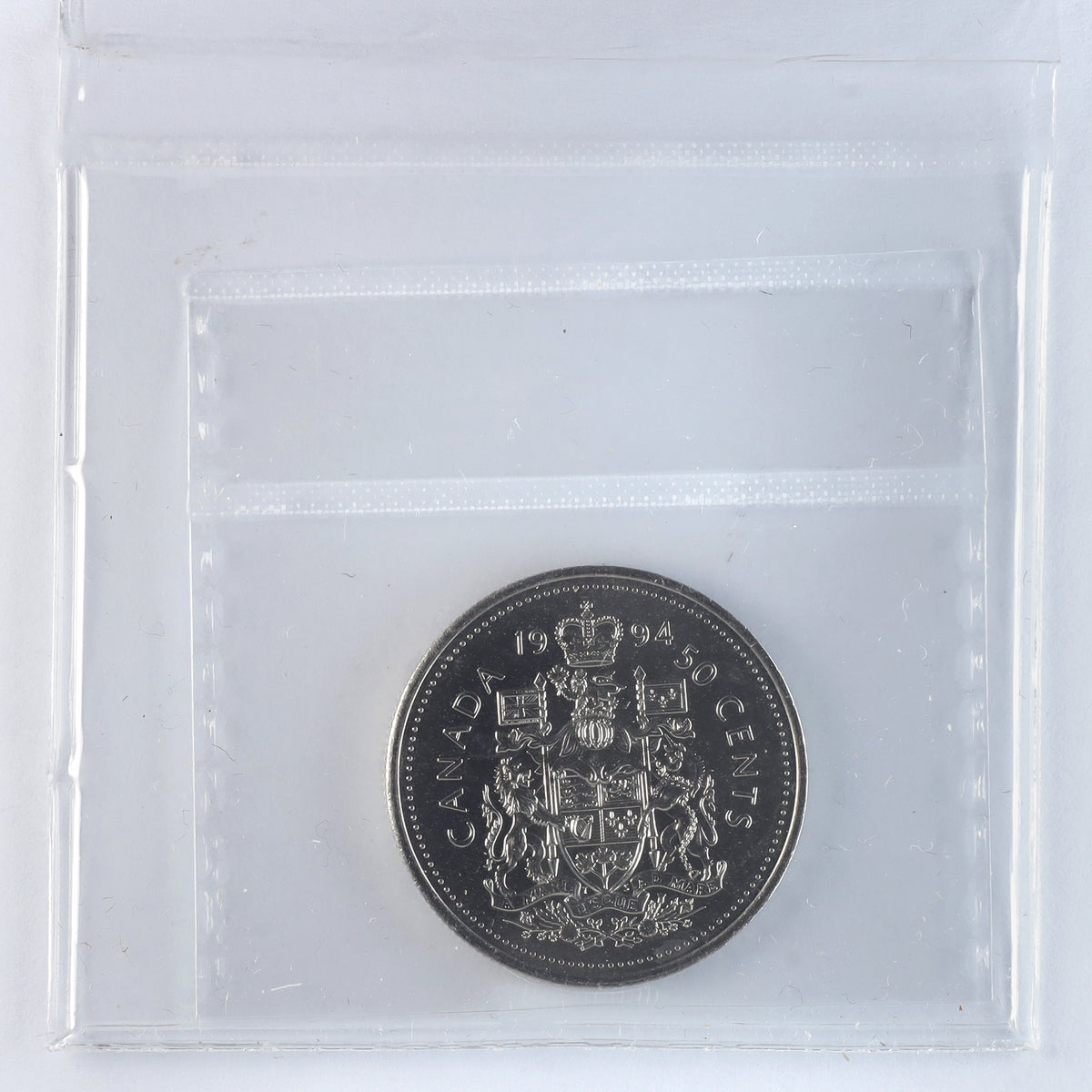 1994 Dot in G Canada 50-cents ICCS Certified MS65