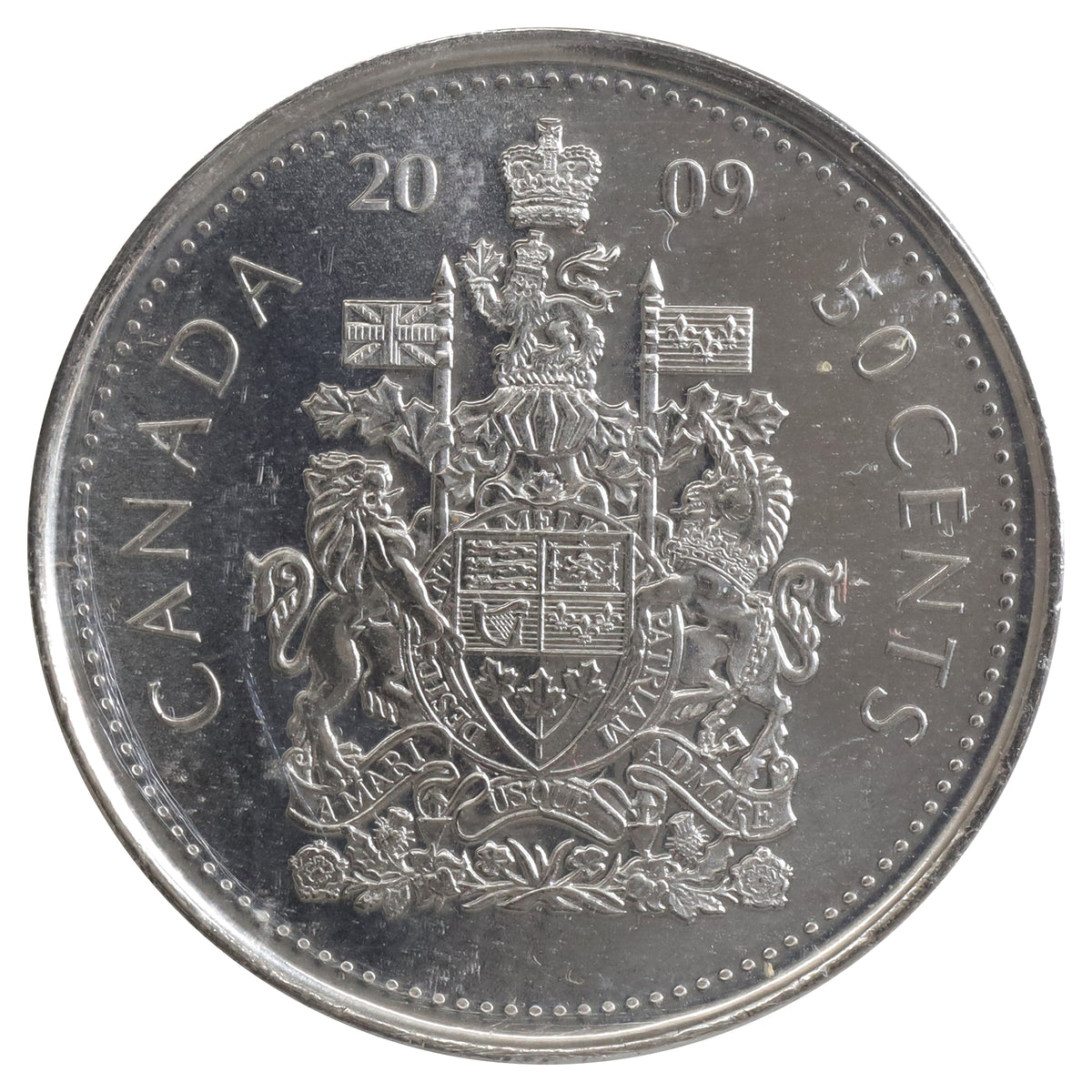2009 Canada 50-cents ICCS Certified MS67
