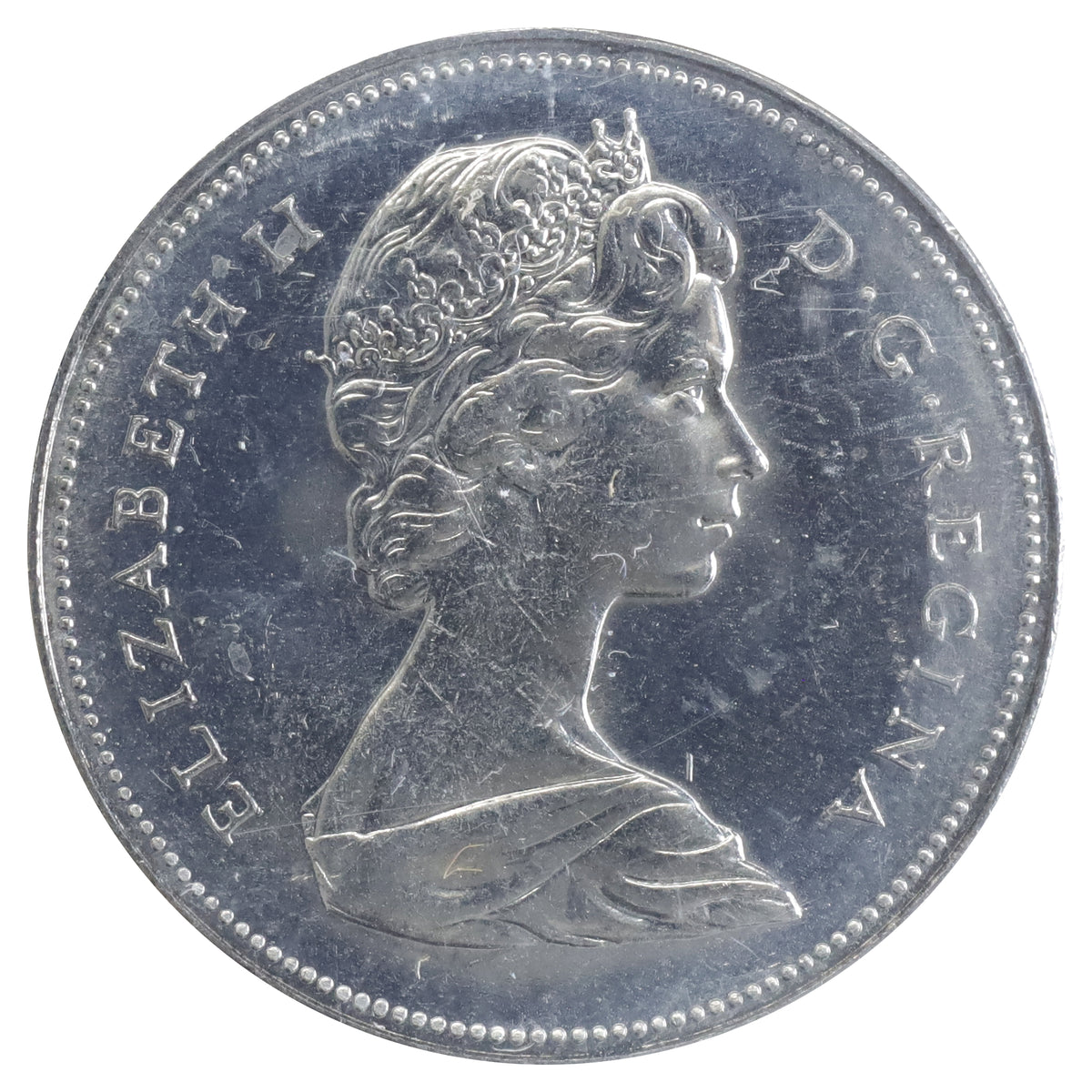1973 Missing AD Canada 50-cents ICCS Certified MS64