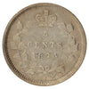 1874H Crosslet 4 Canada 5-cents Extra Fine (EF40) $