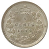 1874H Crosslet 4 Canada 5-cents AU-UNC (AU-55) $