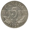 1925 Canada 5-cents AU-UNC (AU55) $