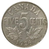 1926 Far 6 Canada 5-cents EF-AU (EF45) $